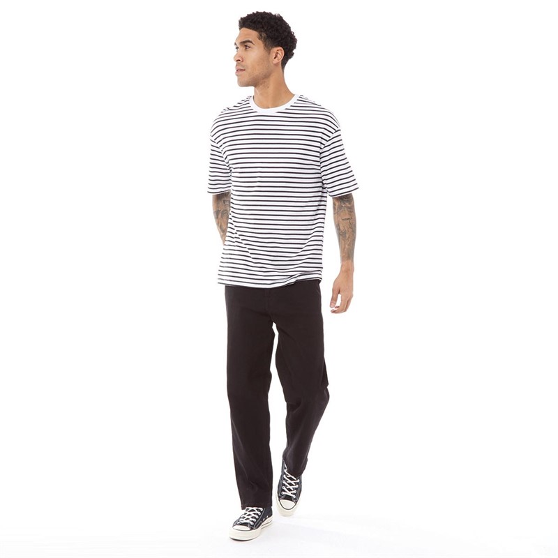 ADPT Mens Dallas Stripe T-Shirt White