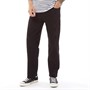 ADPT Mens Dallas Wide Fit Jeans Black Denim