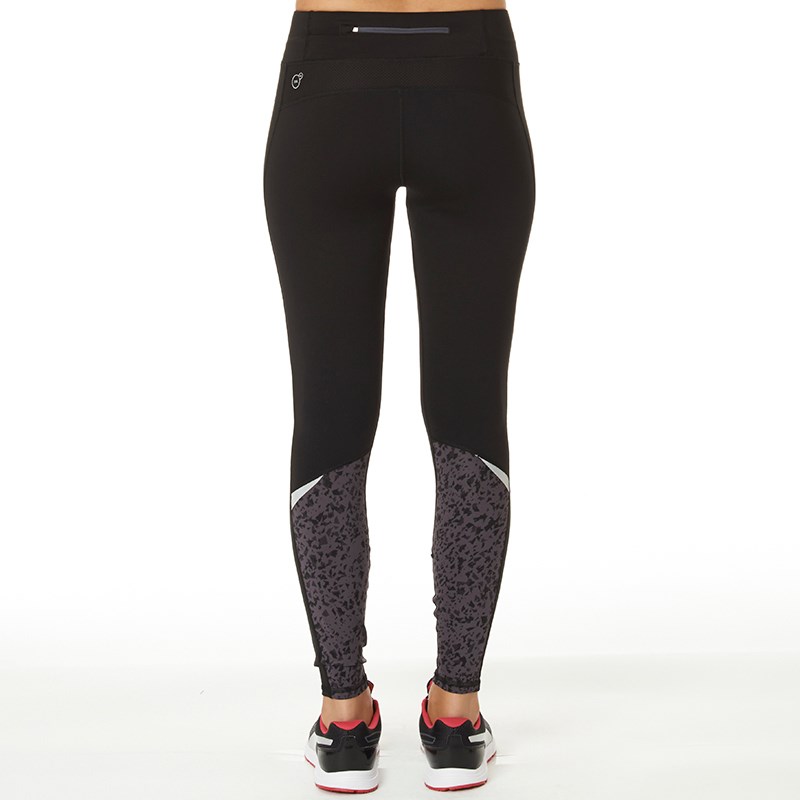 Buy Puma Womens Graphic Coolcell Tight Running Leggings Black/Periscope