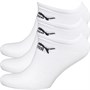 Puma Mens 3 Pack Quarter Socks Blanc