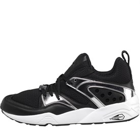 puma blaze of glory kids silver