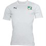 Puma Haut d'Entraînement à Manches Courtes FIF Ivory Coast Casual Performance Homme Blanc