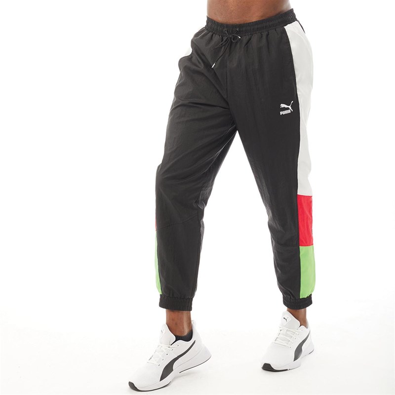 Buy Puma Mens TFS OG Track Pants Puma Black/Puma White/Red/Green