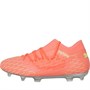 Puma Junior Future 5.3 Netfit Osg Fg/Ag Firm Ground Football Boots Peach/Yellow