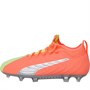Puma Junior One 20.3 Osg Fg/Ag Firm Ground Football Boots Peach/Yellow