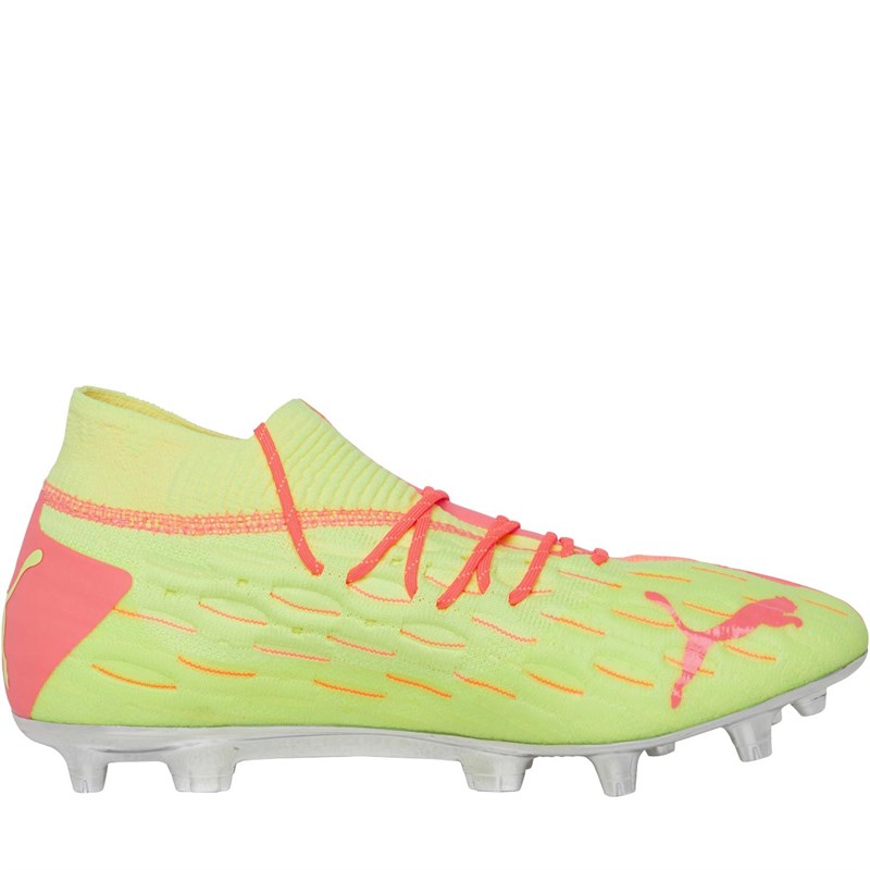 Buy Puma Mens Future 5 1 Netfit Osg Fg Ag Firm Ground Football Boots Peach Yellow