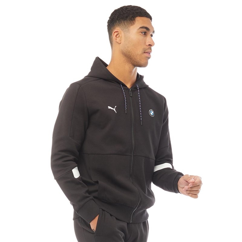 puma bmw motorsport full-zip fleece hoodie