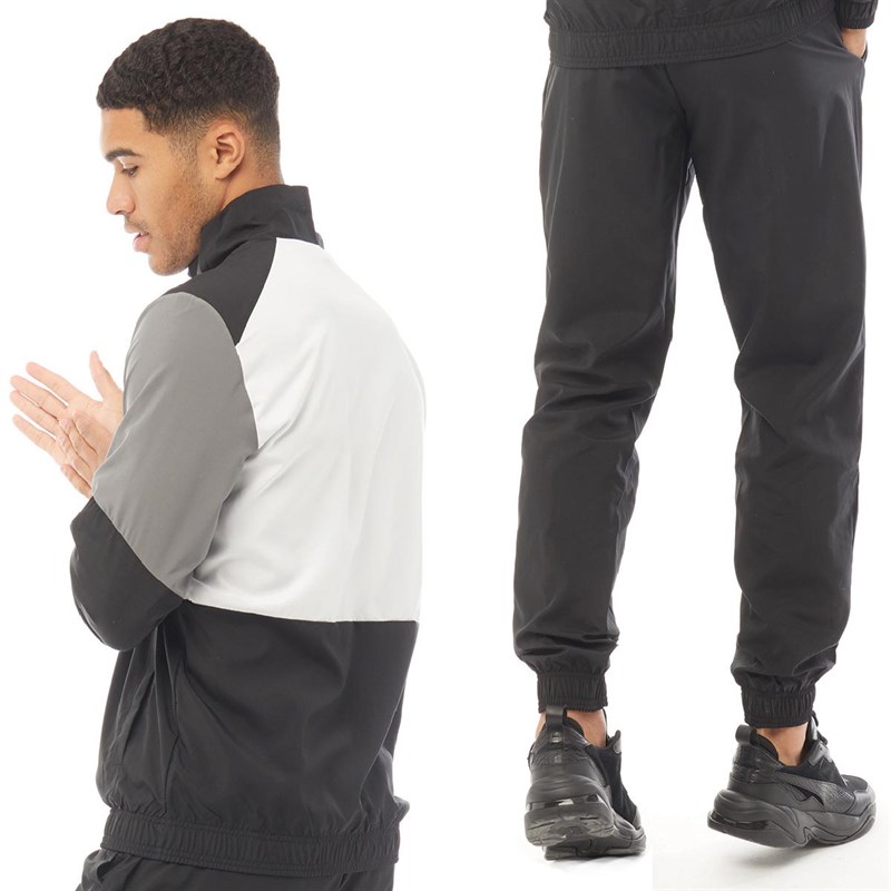 puma color block tracksuit