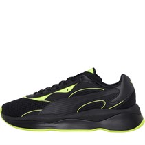 sports direct black puma trainers