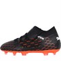 Puma Junior Future 6.3 Netfit Fg/Ag Firm Ground Football Boots Puma Black/Shocking Orange