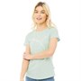 Puma Womens Cat T-Shirt Mint Green/Puma White