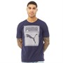 Puma Tee-Shirt Homme Bleu Marine