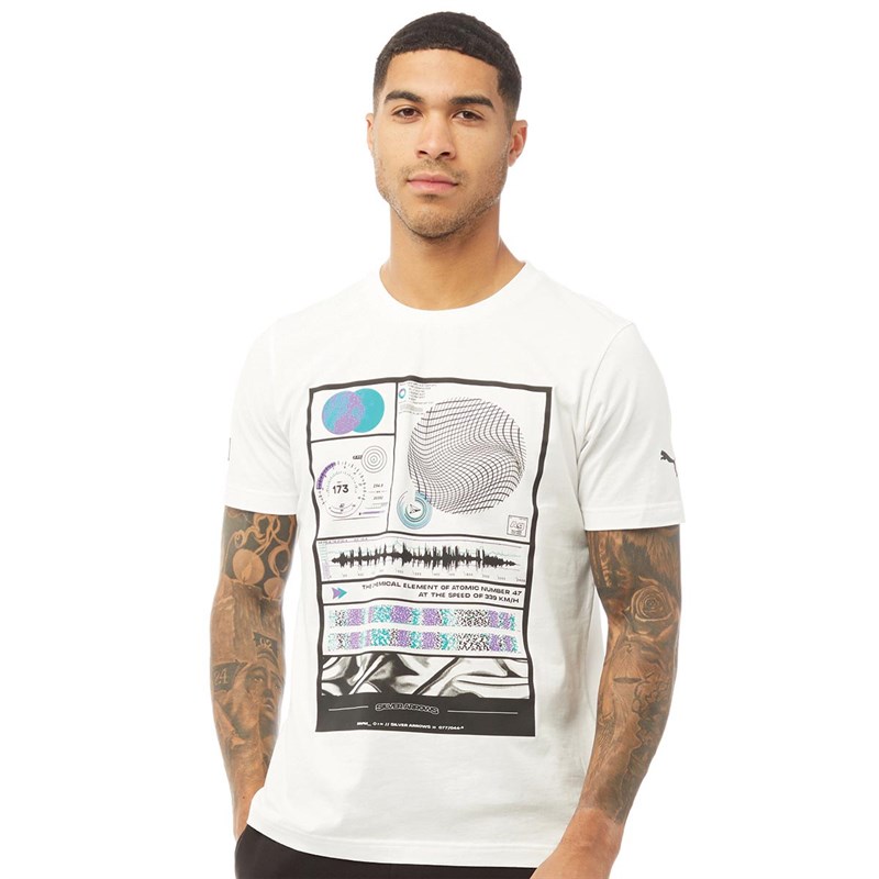 puma mercedes t shirt white