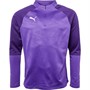 Puma Mens Cup Training 1/4 Zip Top Prism Violet/White