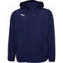 Puma Mens Liga Training Rain Jacket Core (With Hood) Peacoat Navy/White
