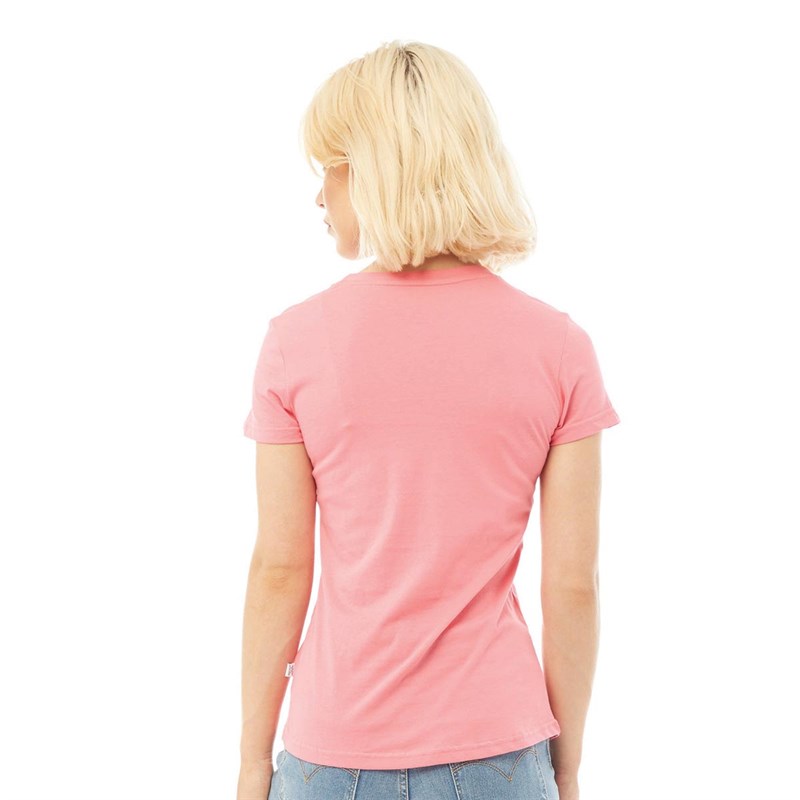 Puma Womens Big Logo T-Shirt Candy Pink/Puma White