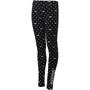 Puma Junior Graphic Printed Legginsy Czarny
