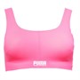Puma Womens Sporty Padded Bra Top Pink