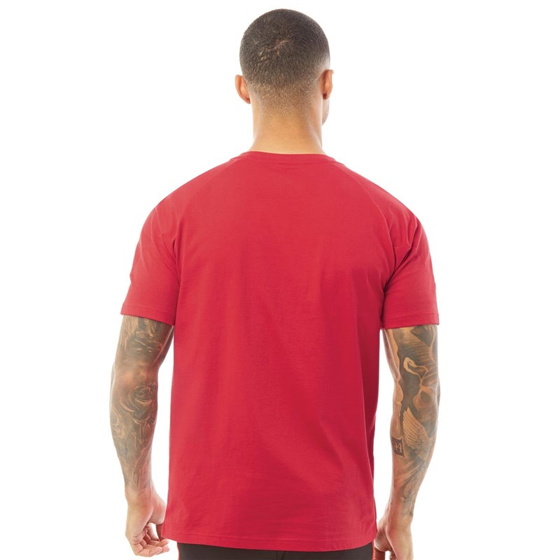 Puma Męskie Scuderia Ferrari Race MCS T-Shirt Czerwony