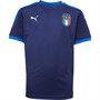 Puma Junior FIGC Italy Sweter z Dzianiny z Krótkim Rękawem Niebieski