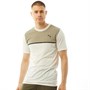 Puma Mens Bonded Seams Training T-Shirt Puma White/Khaki
