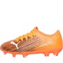 Puma Junior Ultra 3.1 FG/AG Football Boots Shocking Orange/Puma Black
