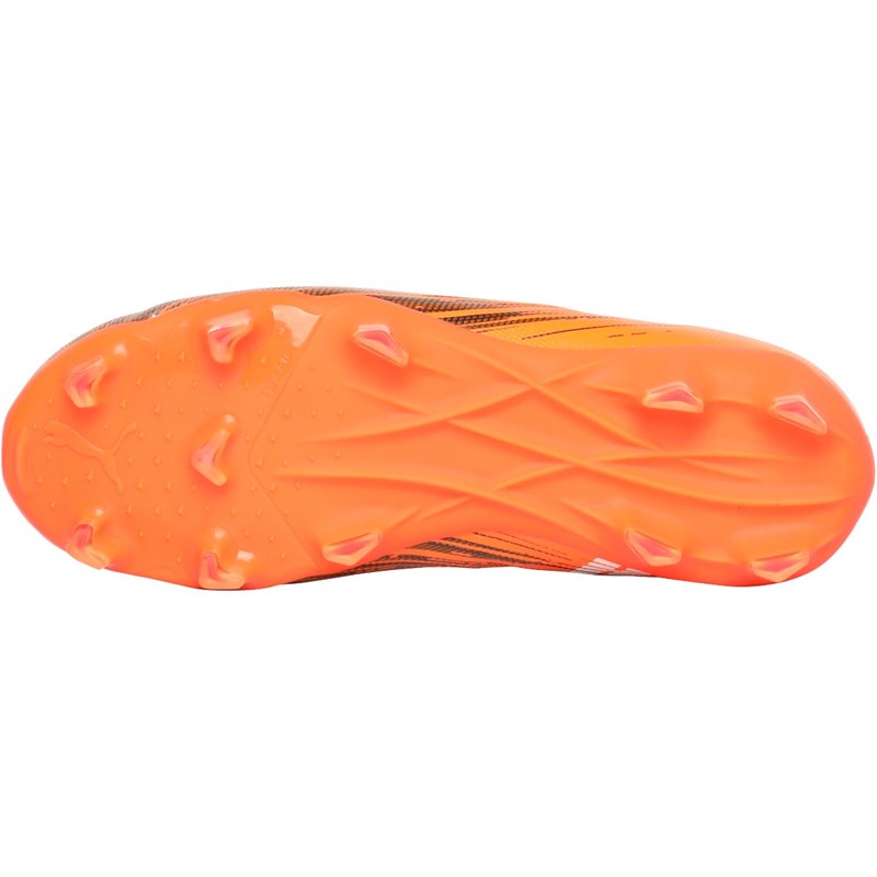 Puma Junior Ultra 3.1 FG/AG Football Boots Shocking Orange/Puma Black
