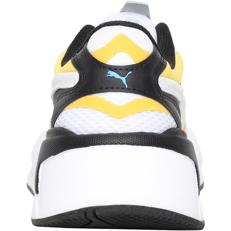 Puma Mens RS-X³ Prism Trainers Puma White/Spectra Yellow