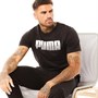 Puma T-Shirts Sportstyle Logo Homme Noir