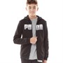 Puma Jungen Graphic Kapuzenpullover Schwarz