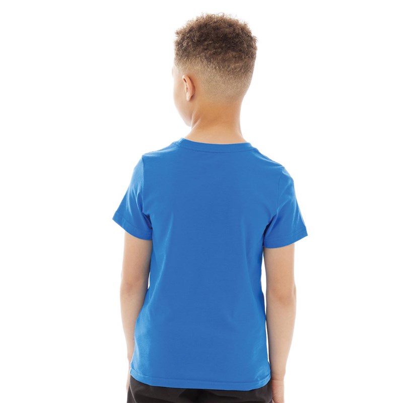 Puma Junior Graphic Wording T-Shirt Future Blue