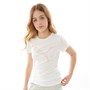 Puma Junior Girls Graphic Cat T-Shirt Puma White