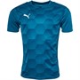 Puma Mens teamFINAL 21 Graphic Match Jersey Deep Lagoon
