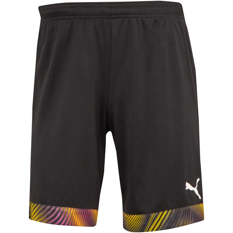 Puma Mens Cup Match Shorts Puma Black/Fuchsia