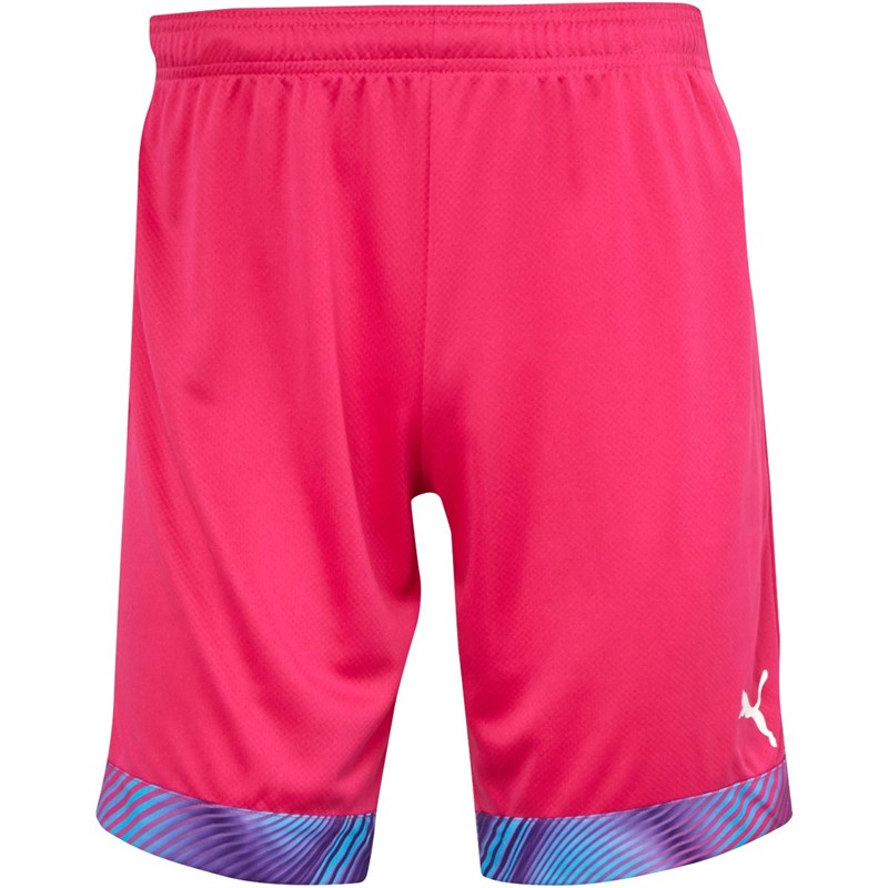 Puma Mens Cup Match Shorts Fuchsia Purple