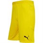 Puma Mens teamFINAL 21 Knit Match Shorts Cyber Yellow