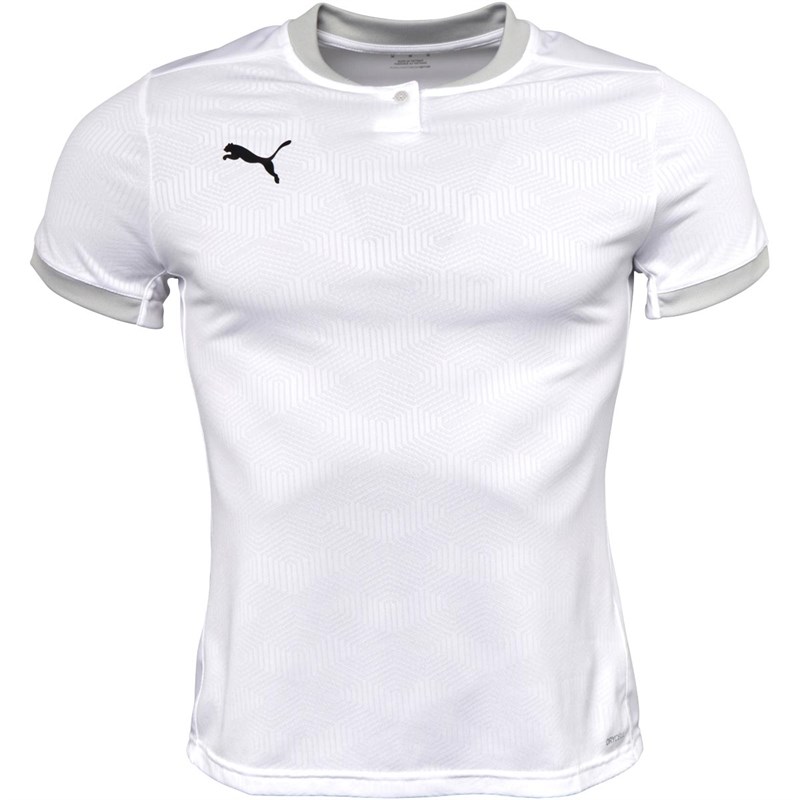 Puma Mens teamFINAL 21 Match Jersey Puma White/Grey