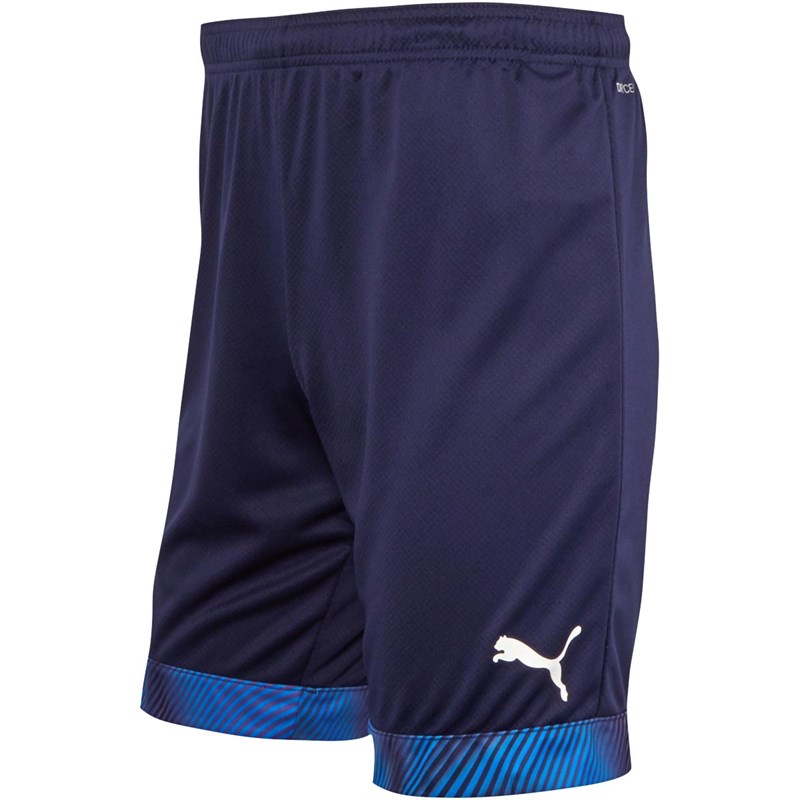 Puma Herren Cup Match Fußball Shorts Blau