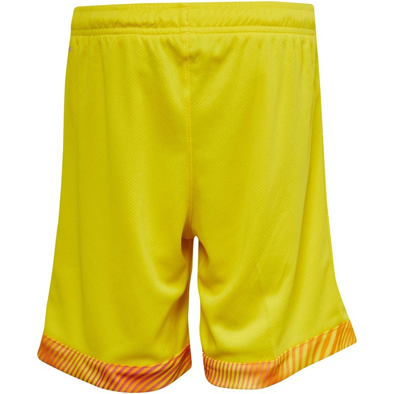 Puma Junior Cup Match Shorts Cyber Yellow/Puma Black