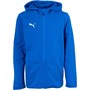 Puma Junior Liga Casuals Full Zip Hoodie Electric Blue