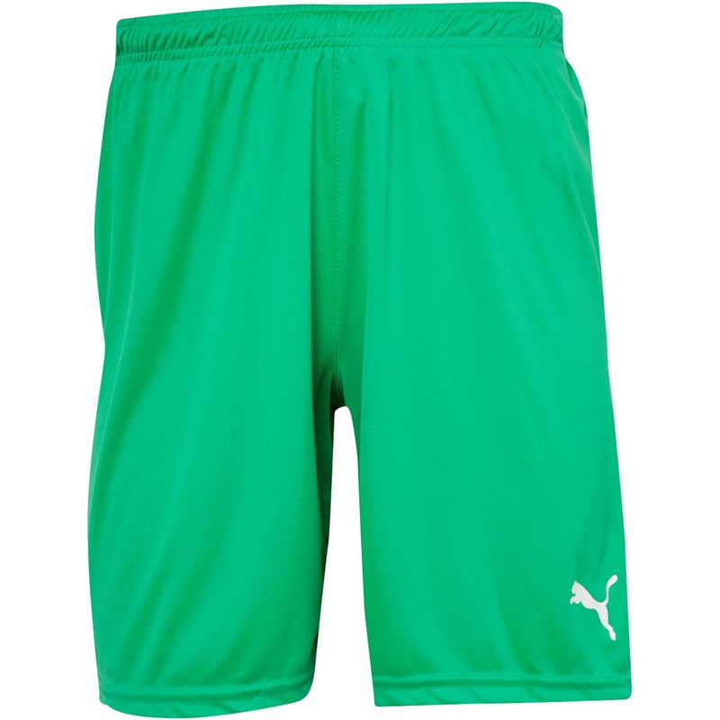 Puma Mens Liga Match Shorts Bright Green/Puma White