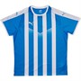 Puma Mens Liga Striped Match Jersey Electric Blue