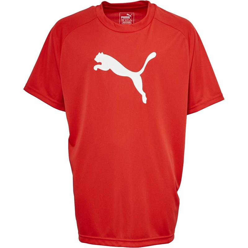 Puma Junior Liga Sideline T-Shirt Puma Red/Puma White