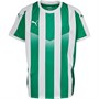 Puma Junior Liga Striped Match Jersey Pepper Green/Puma White