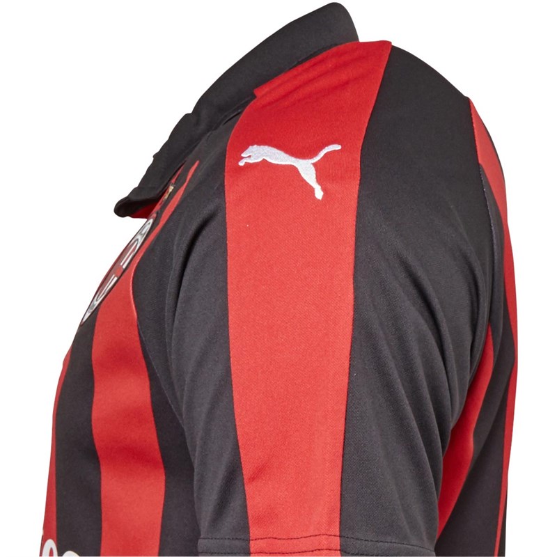 Puma Herrer ACM AC Milan Home Fodboldtrøjer Rød