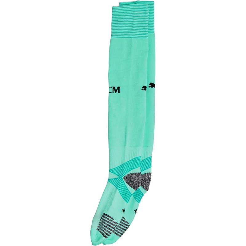 Puma Mens ACM AC Milan Pro Goalkeeper Socks Green Glimmer