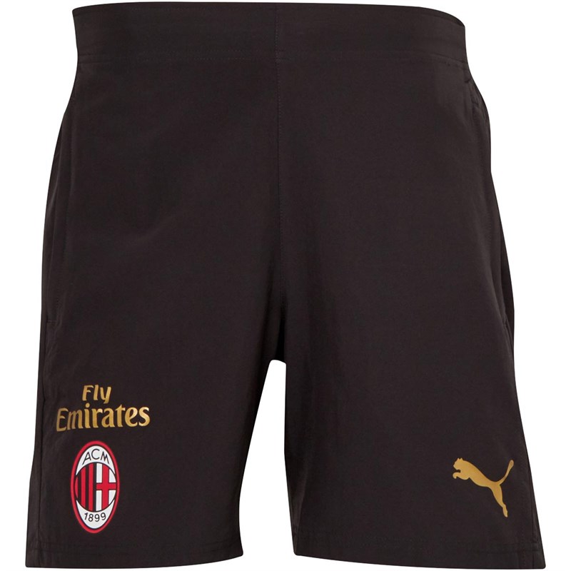 Puma Męskie ACM AC Milan Woven Szorty do Piłki Nożnej Czarny