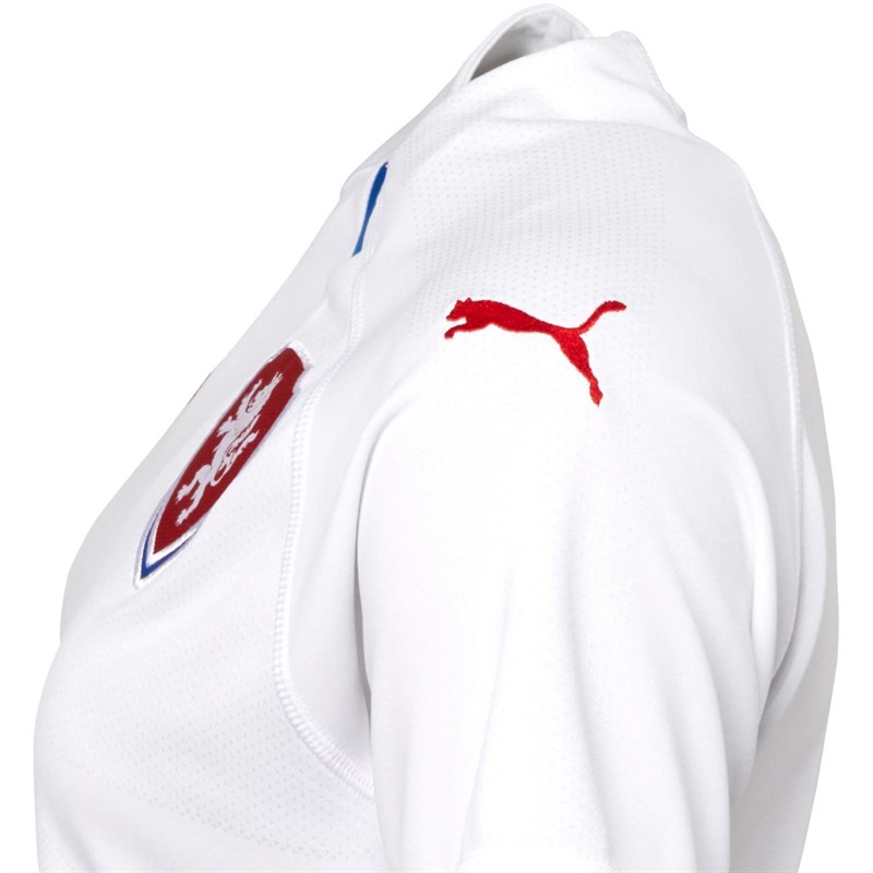 Puma Damskie Czech Republic Away Koszulki Futbolowe Biały