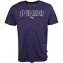 Puma Mens Logo T-Shirt Peacoat