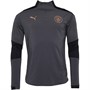 Puma Mens MCFC Manchester City 1/4 Zip Training Top Asphalt/Copper